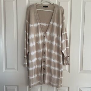 Sanctuary Beige Tie-Dye Spring/ Summer Cardigan ☀️🍉